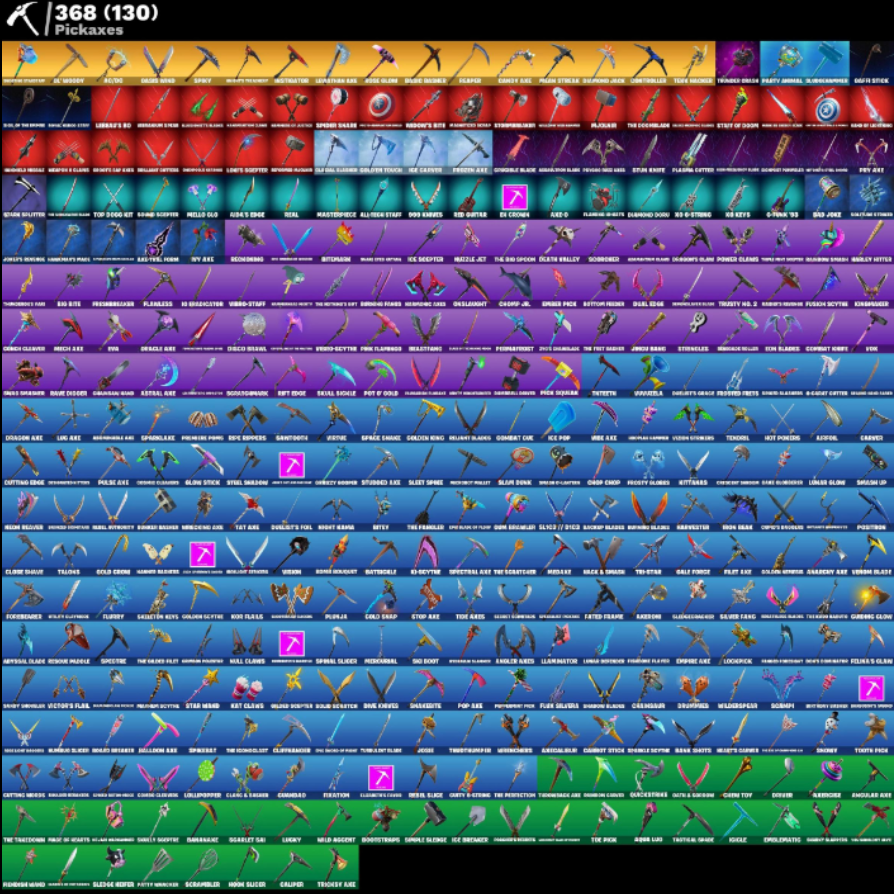 400+ Skins