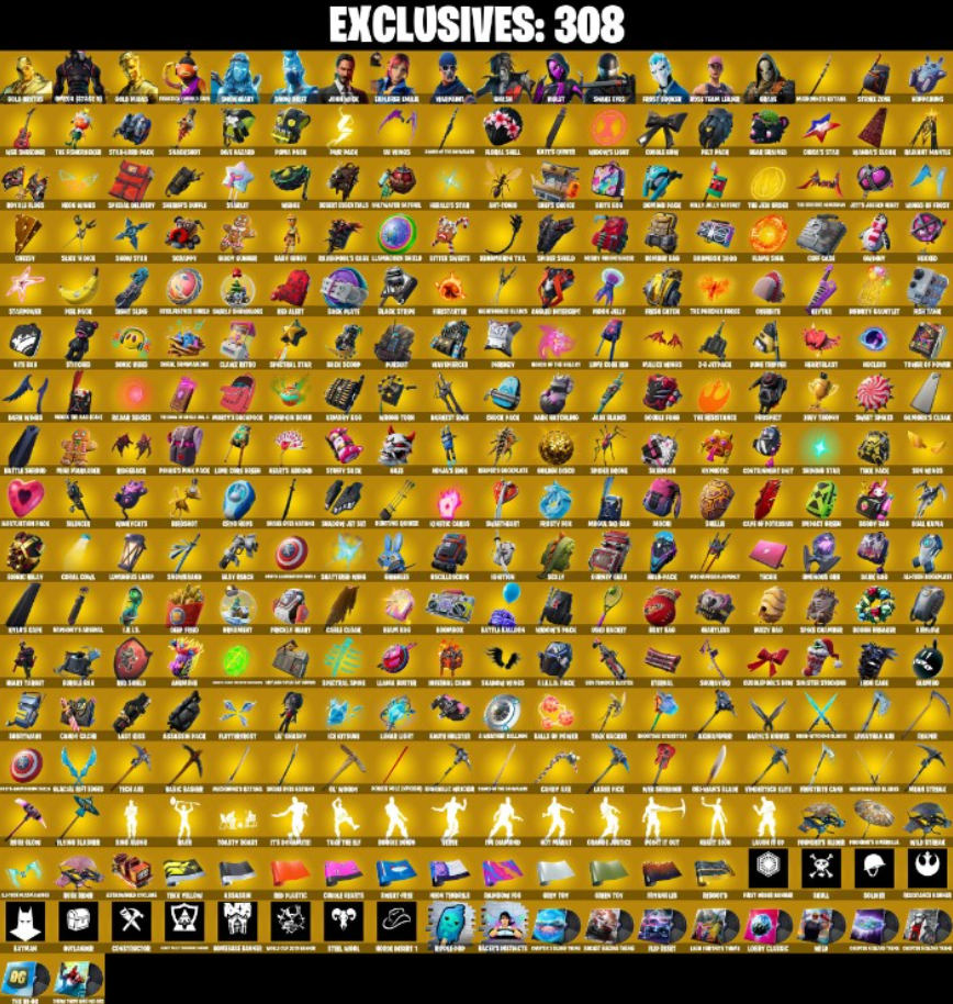 500+ Skins