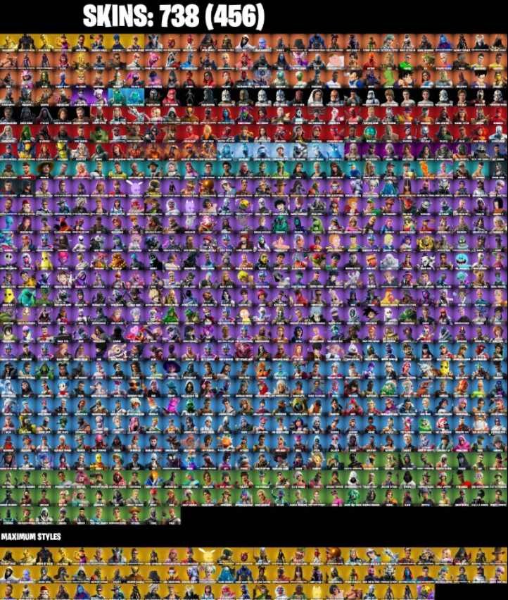 500+ Skins