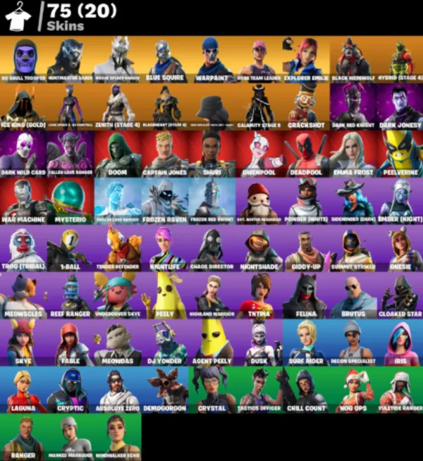 Cheapest Fortnite accounts with rare skins, OG outfits, and exclusive cosmetics available instantly